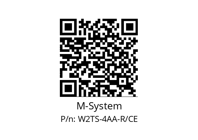   M-System W2TS-4AA-R/CE