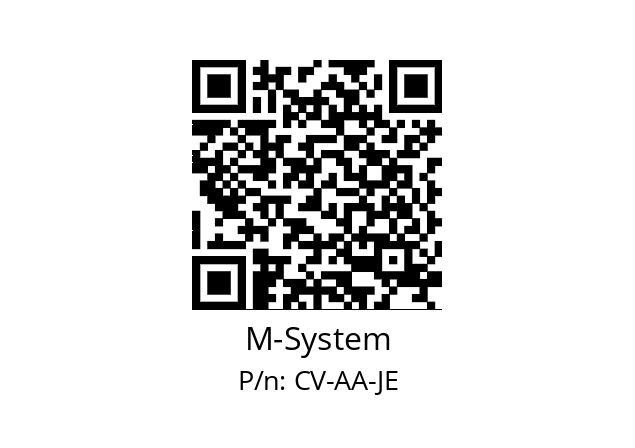   M-System CV-AA-JE