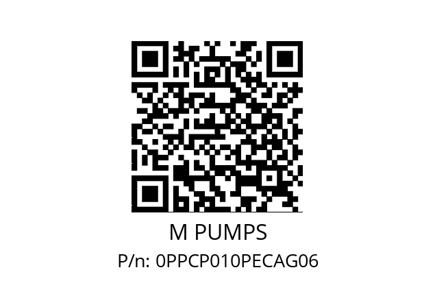   M PUMPS 0PPCP010PECAG06