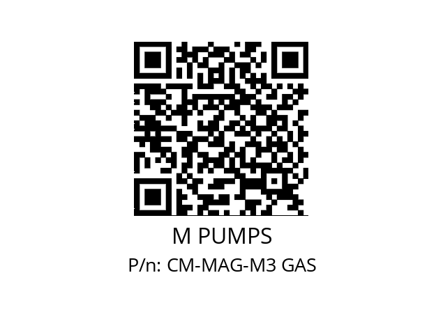   M PUMPS CM-MAG-M3 GAS