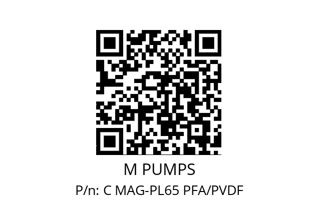   M PUMPS С MAG-PL65 PFA/PVDF