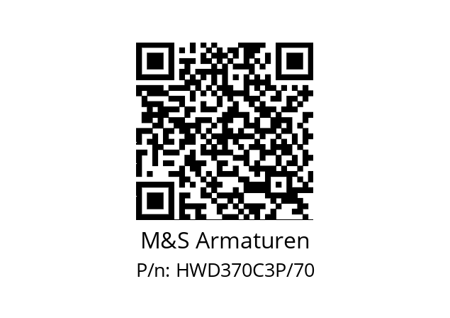   M&S Armaturen HWD370C3P/70