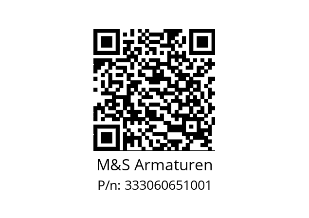   M&S Armaturen 333060651001