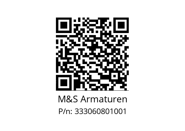   M&S Armaturen 333060801001