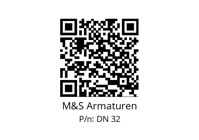   M&S Armaturen DN 32