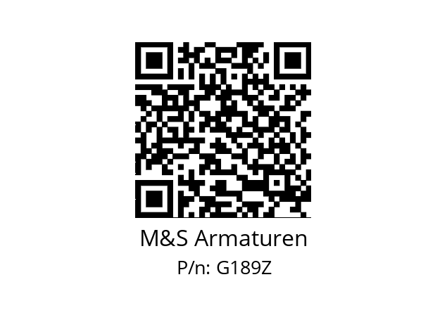   M&S Armaturen G189Z