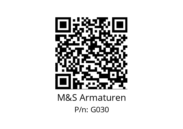   M&S Armaturen G030