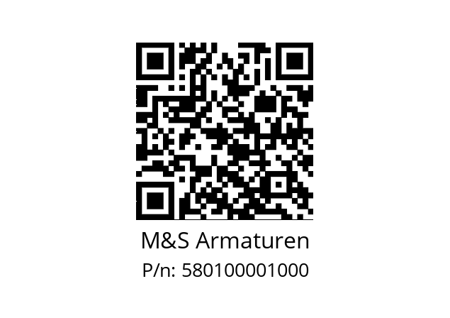   M&S Armaturen 580100001000