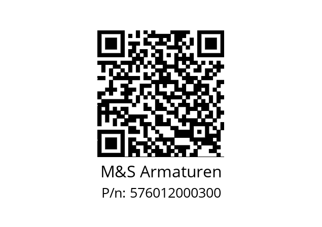   M&S Armaturen 576012000300