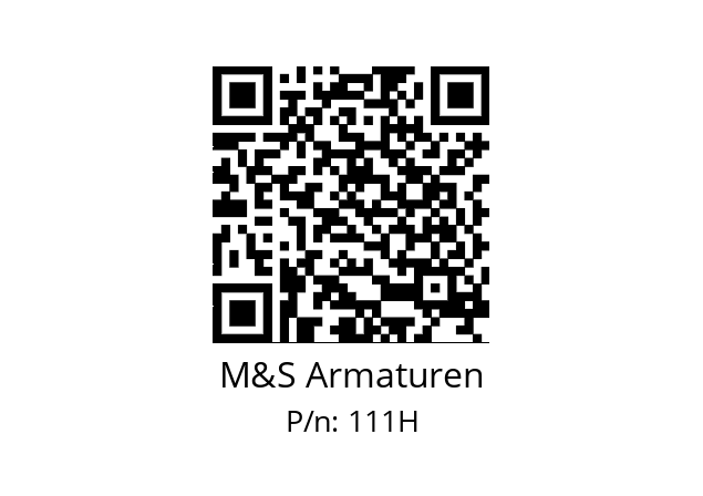   M&S Armaturen 111H