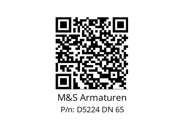   M&S Armaturen D5224 DN 65