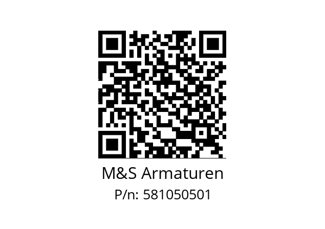   M&S Armaturen 581050501