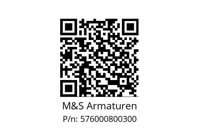   M&S Armaturen 576000800300