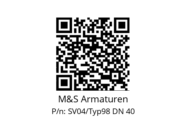   M&S Armaturen SV04/Typ98 DN 40