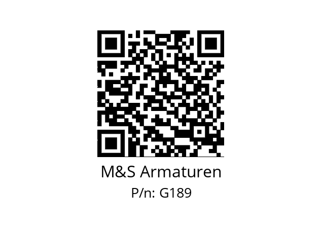   M&S Armaturen G189