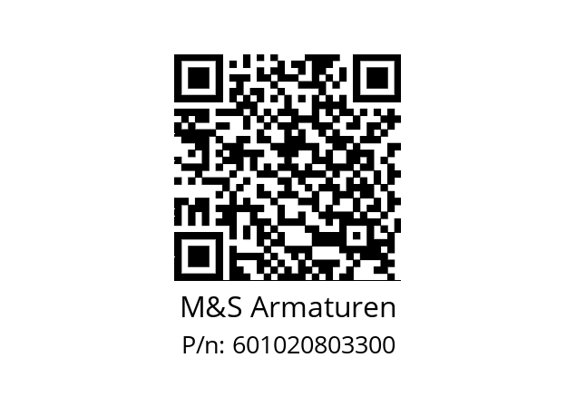   M&S Armaturen 601020803300