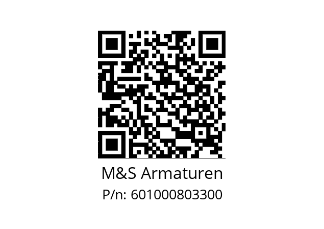   M&S Armaturen 601000803300