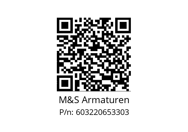   M&S Armaturen 603220653303