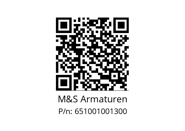   M&S Armaturen 651001001300