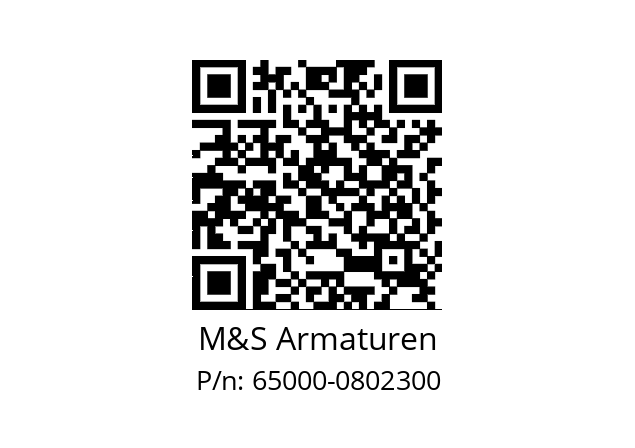   M&S Armaturen 65000-0802300