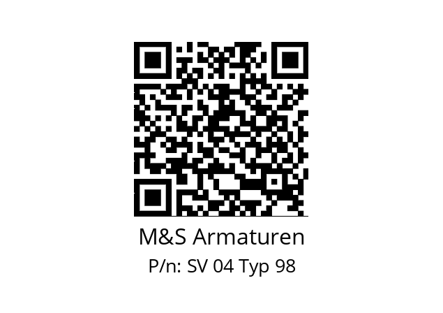   M&S Armaturen SV 04 Typ 98