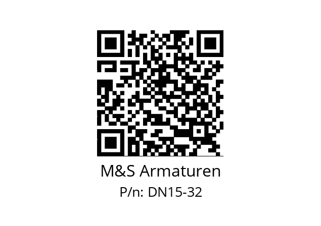   M&S Armaturen DN15-32