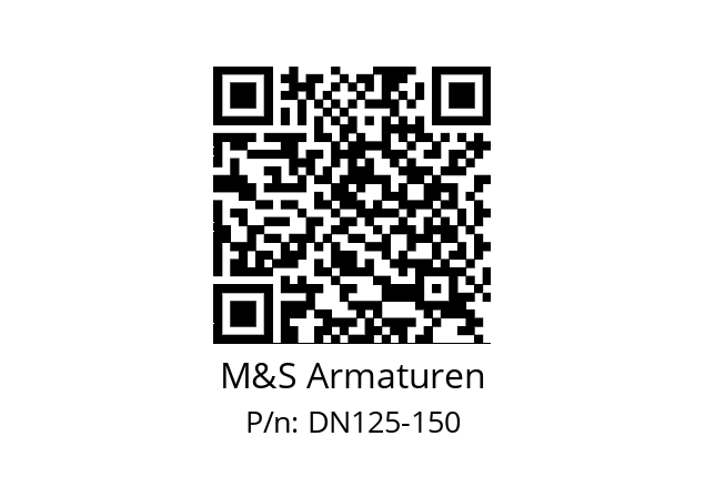   M&S Armaturen DN125-150