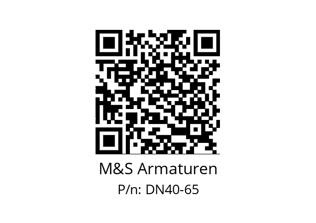   M&S Armaturen DN40-65