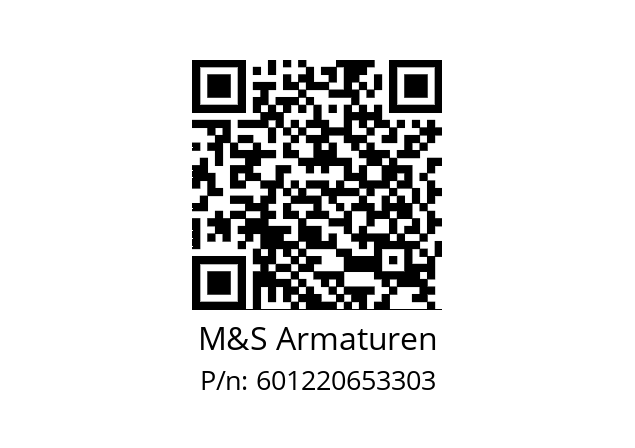   M&S Armaturen 601220653303