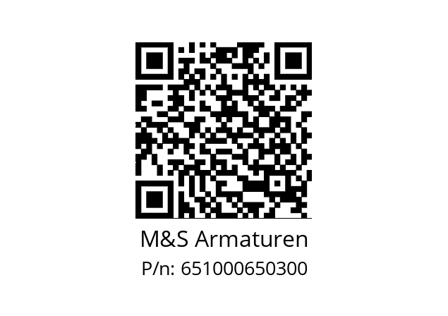   M&S Armaturen 651000650300