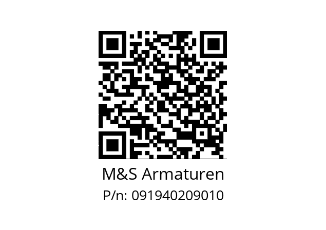   M&S Armaturen 091940209010