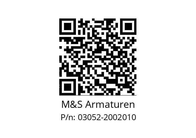   M&S Armaturen 03052-2002010