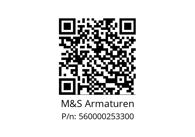   M&S Armaturen 560000253300