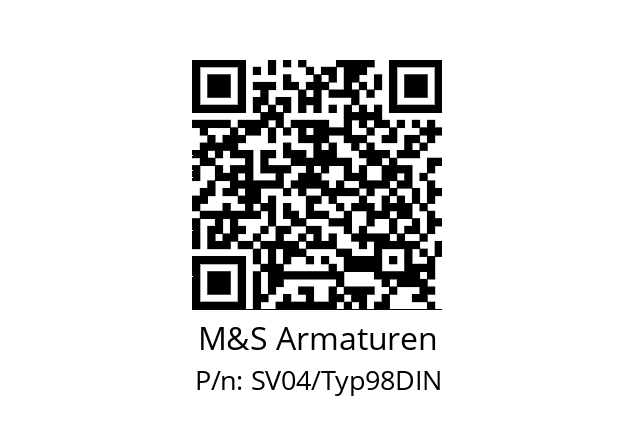   M&S Armaturen SV04/Typ98DIN