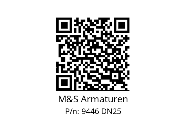   M&S Armaturen 9446 DN25