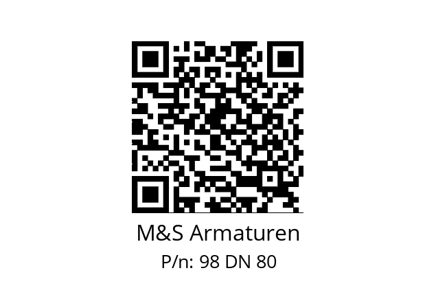   M&S Armaturen 98 DN 80