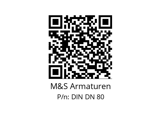   M&S Armaturen DIN DN 80