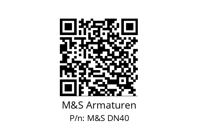   M&S Armaturen M&S DN40