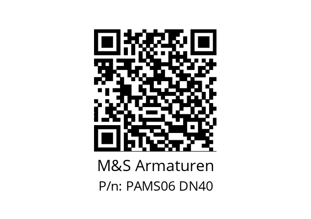   M&S Armaturen PAMS06 DN40