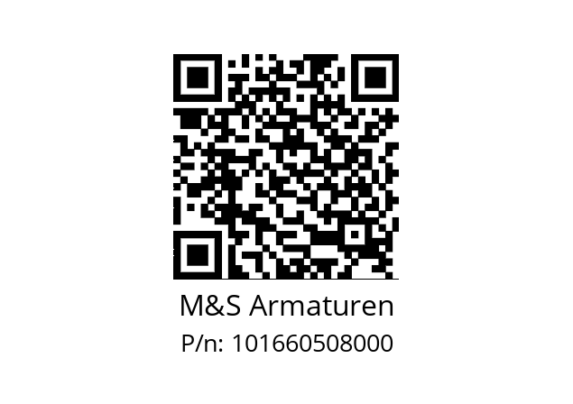   M&S Armaturen 101660508000