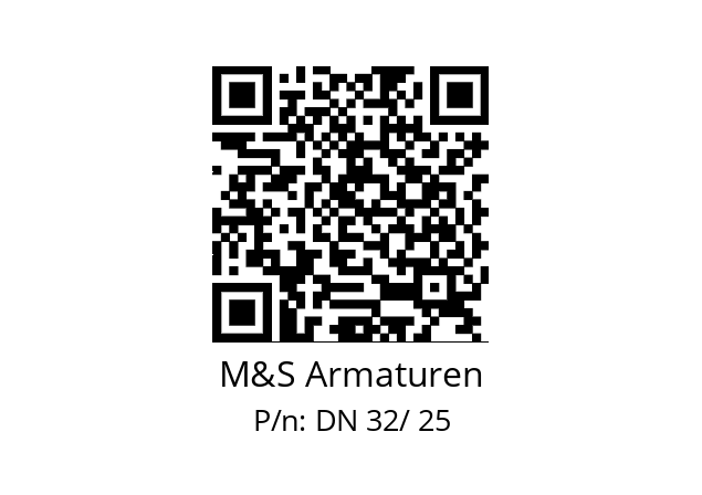   M&S Armaturen DN 32/ 25