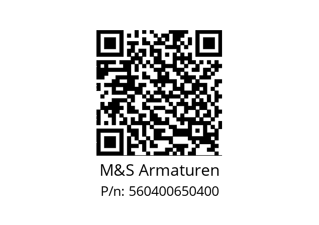   M&S Armaturen 560400650400