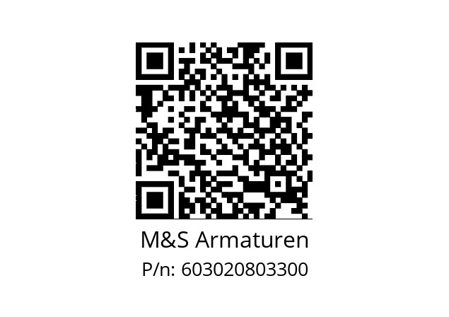   M&S Armaturen 603020803300