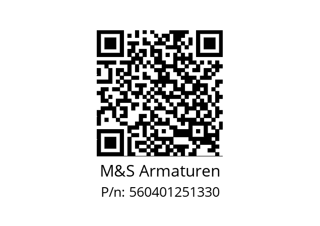   M&S Armaturen 560401251330