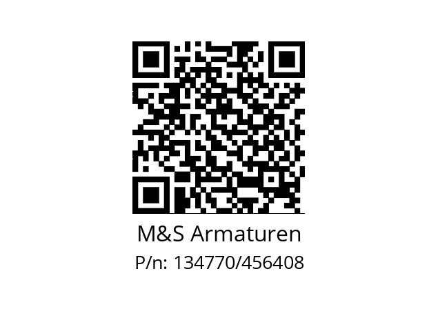   M&S Armaturen 134770/456408