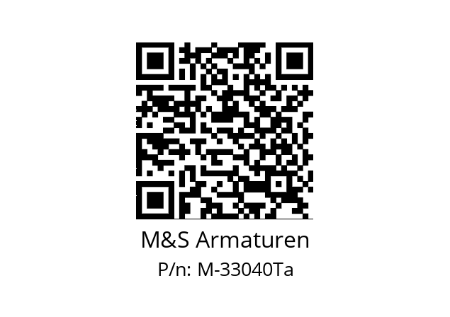   M&S Armaturen M-33040Ta