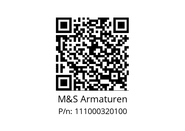   M&S Armaturen 111000320100