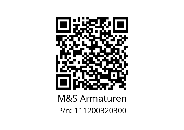   M&S Armaturen 111200320300