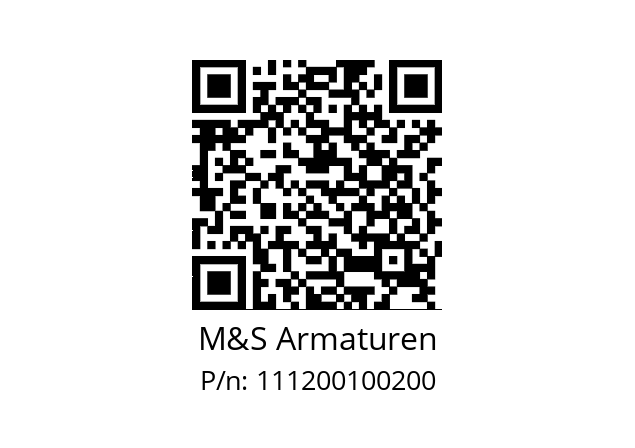   M&S Armaturen 111200100200