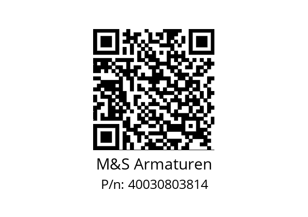   M&S Armaturen 40030803814